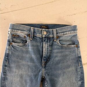 Polo Ralph Lauren Women’s Blue Jeans Size 27 Mid Rise Skinny Tompkins 27X28